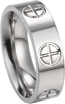Ringe Edelstahl, Gold, Unisex - Bild 1