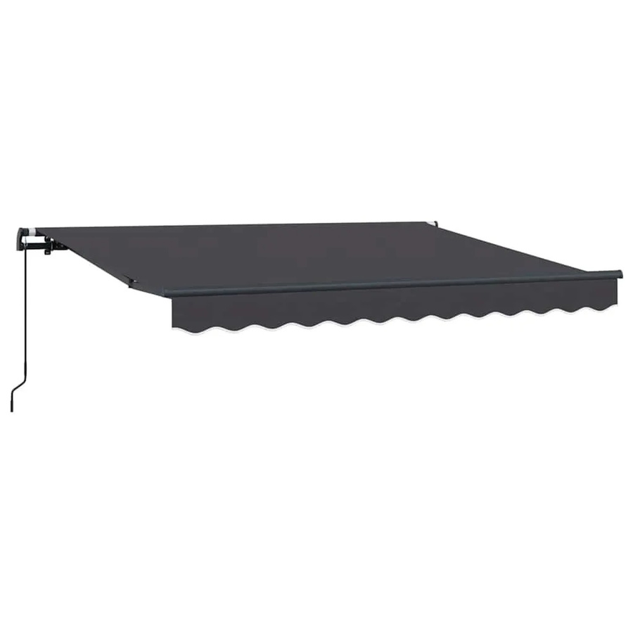 vidaXL Einziehbare Markise Anthrazit mit Aluminiumgestell B: 250 cm, T: 200 cm - Bild 2