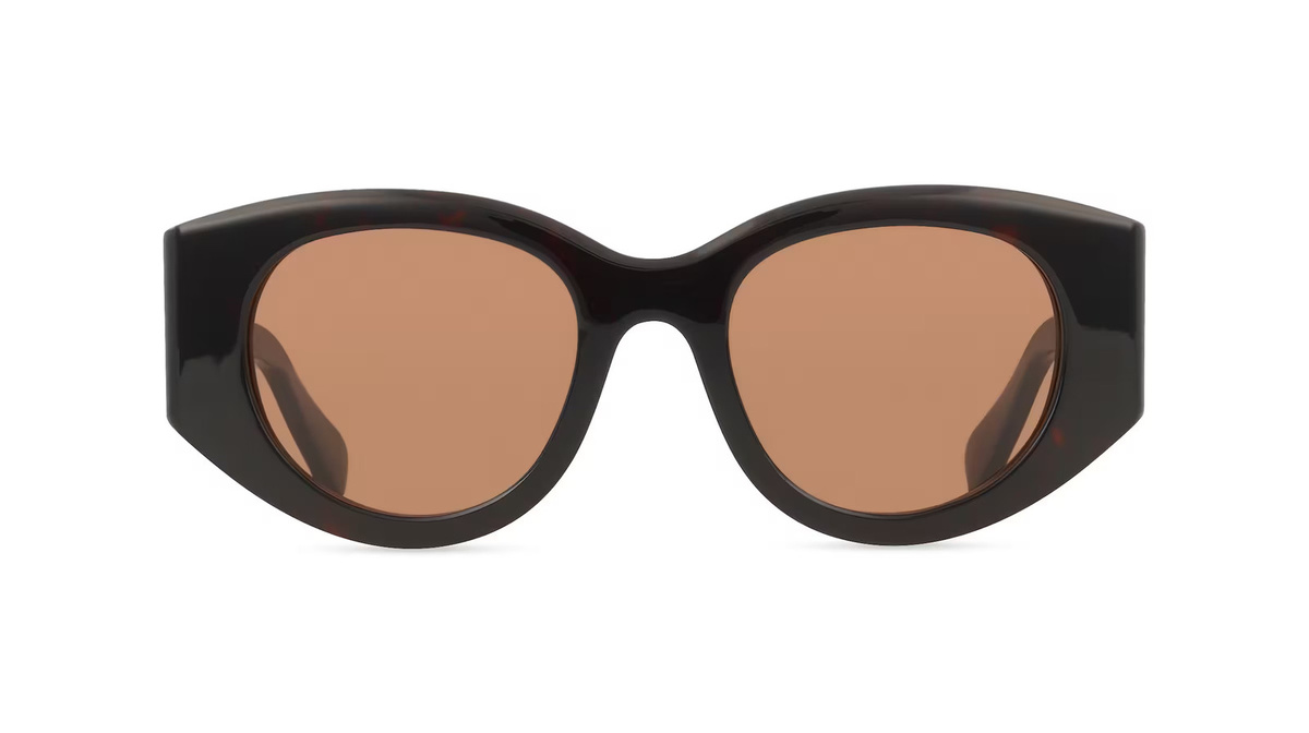 Chloé CH0251S Sonnenbrille, Vollrand, Oval, Acetat, Unisex, braun - Bild 1