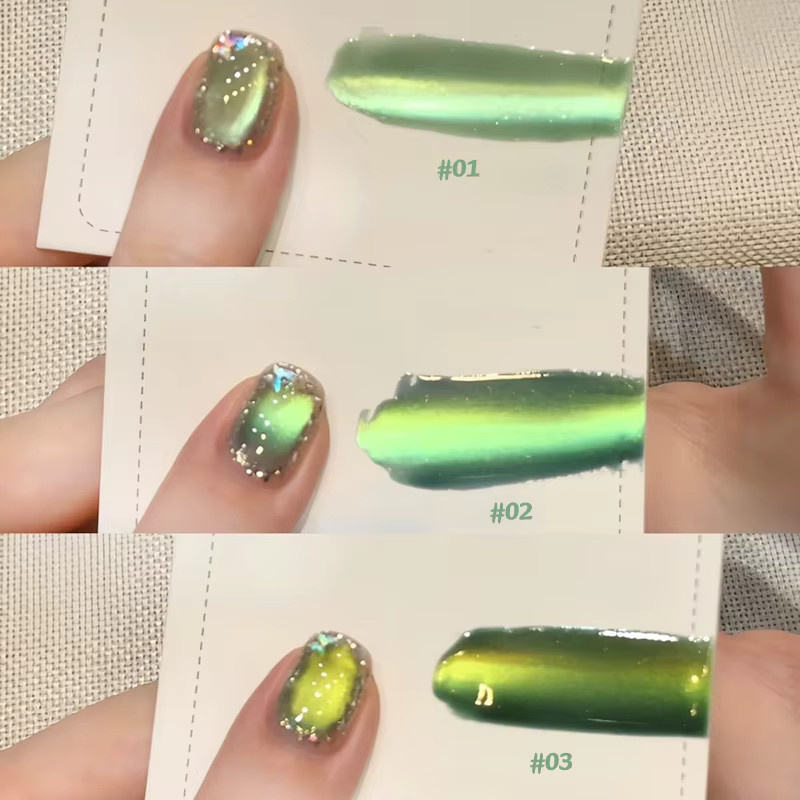 MISS SHAKA Gel-Nagellack, Grüner, 12 ml, Glänzend - Bild 2
