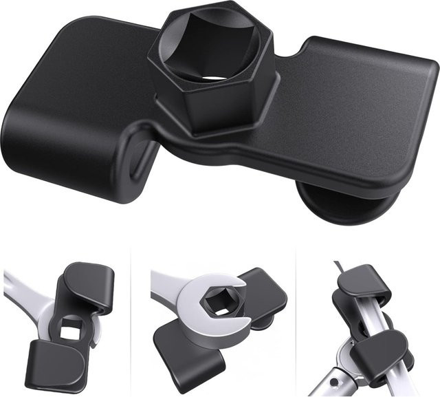 WOZOBUY Schraubenschlüssel Verlängerung mit 1/2 Zoll Antrieb und 21mm Sechskant für mehr Hebelwirkung bei Muttern und Schrauben - Bild 1