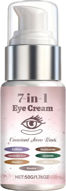 EELHOE Augencreme, 50g, mit Niacinamid, Hyaluronsäure, Retinol, Unisex - Bild 1