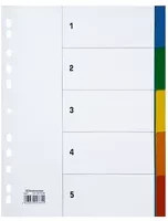 Soennecken Ordnerregister A4 in Multicolor und Weiß - Bild 1