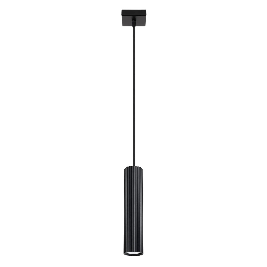 Moderne Hängelampe Licht-Erlebnisse aus Aluminium in Schwarz, höhenverstellbar, GU10, Breite: 8 cm - Bild 2