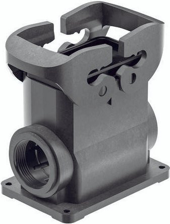 HARTING Sockelgehäuse 19 43 010 0232 19430100232 aus Kunststoff in Grau - Bild 1