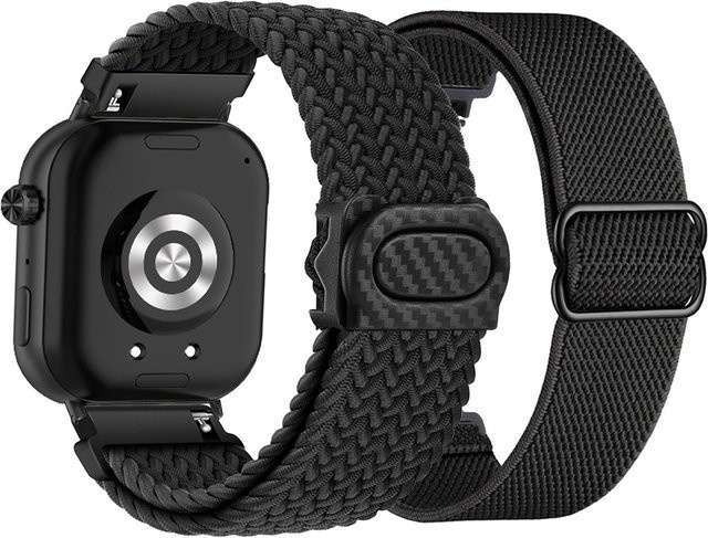 DAINU Uhrenarmband Nylon, Honor Choice Watch 2i, Unisex, Pink-Leopard print, Black - Bild 1