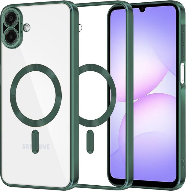 Techsuit Luxury Crystal MagSafe-Hülle für Samsung Galaxy A07 4G A075 in Dunkelgrün - Bild 1