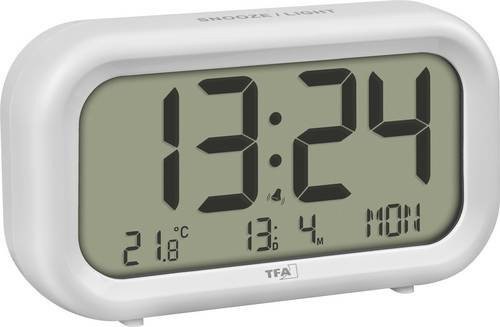 TFA Dostmann Wecker, Quarz, Weiß, Unisex - Bild 1