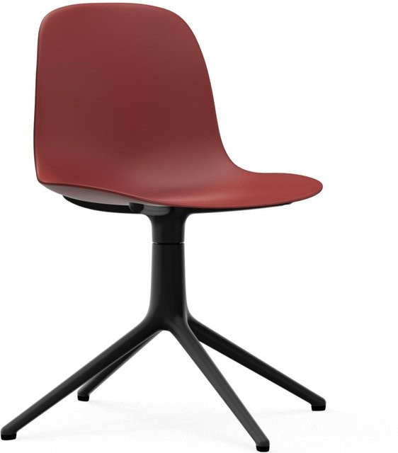 Normann Copenhagen Form Drehstuhl in Rot aus Aluminium - Bild 1