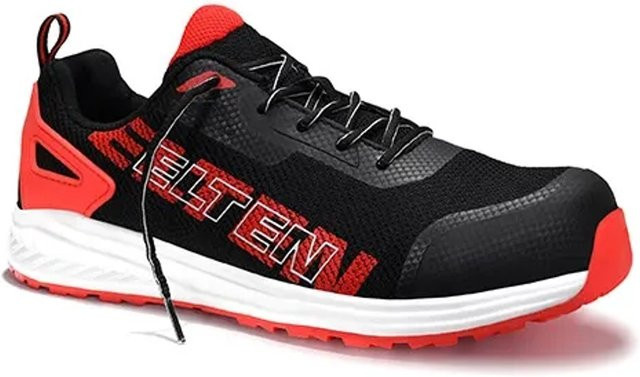 Elten Sicherheitshalbschuh Batis Black-Red Low ESD S1P in Schwarz-Rot, Größe 41 - Bild 1