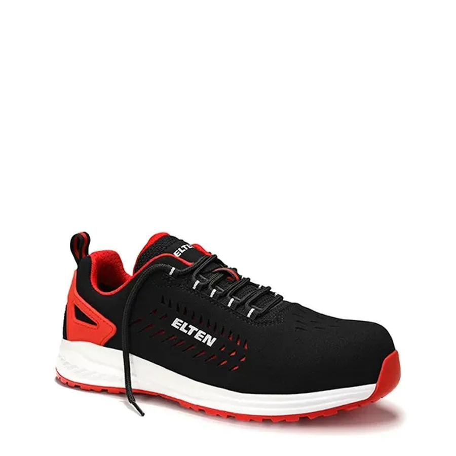 Elten Sicherheitshalbschuh Sharki Red Low ESD S1 in Schwarz-Rot Größe 44 - Bild 2