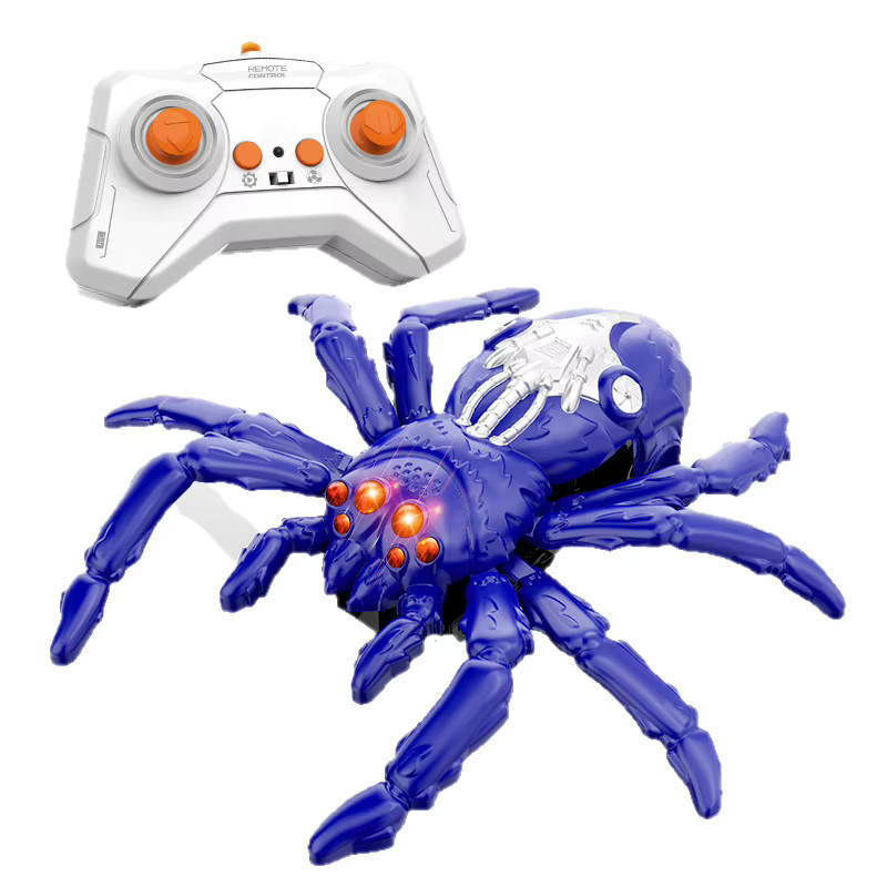 Bandai Ferngesteuerte Wandkletter-Spinne, Elektrisches Kinderspielzeug, mit 360-Grad-Rotation, LED-Lichtern - Bild 4