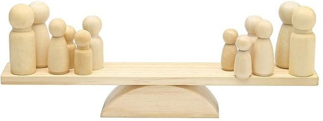 Binchi Montessori Waage Spielzeug Set, Holz, ab 0 Jahre - Bild 1
