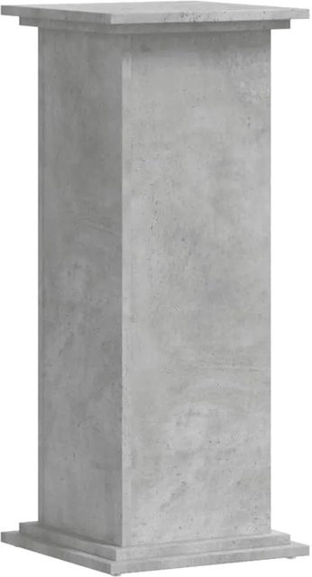 vidaXL Pflanzenständer aus Holzwerkstoff in Betongrau, modern, B/T/H: 33 x 33 x 80 cm - Bild 1