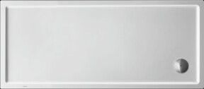Duravit Rechteck-Duschwanne Starck Slimline in Weiß, B/T/H: 160 x 70 x 6 cm - Bild 1