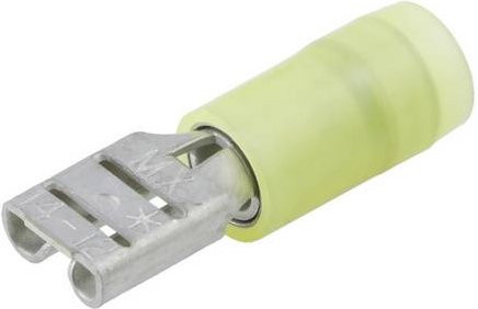 Molex Flachsteckhülse 190190049 in Gelb mit einer Steckbreite von 4,75 mm und einer Steckdicke von 0,81 mm - Bild 1