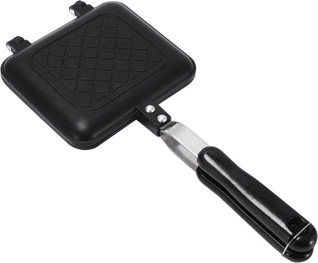 Neoglint Toast-Sandwich-Maker und Panini-Maker mit Antihaftbeschichtung und isoliertem Griff in Schwarz - Bild 1