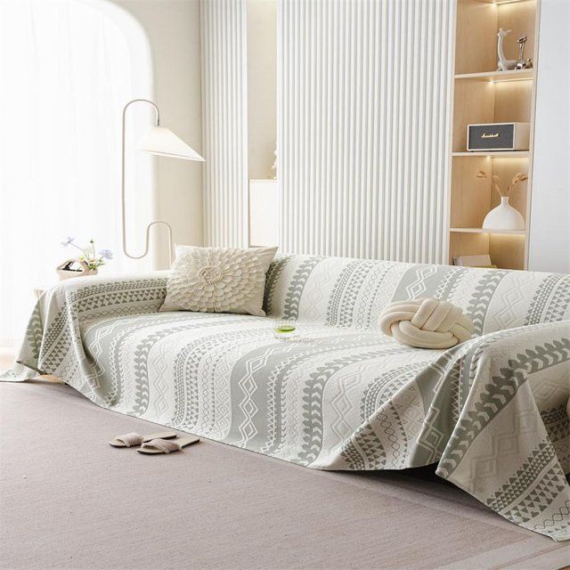 Yiran Furniture Kühlendes Sofakissen aus Jacquard-Stoff, B/B: 180 x 130 cm - Bild 1
