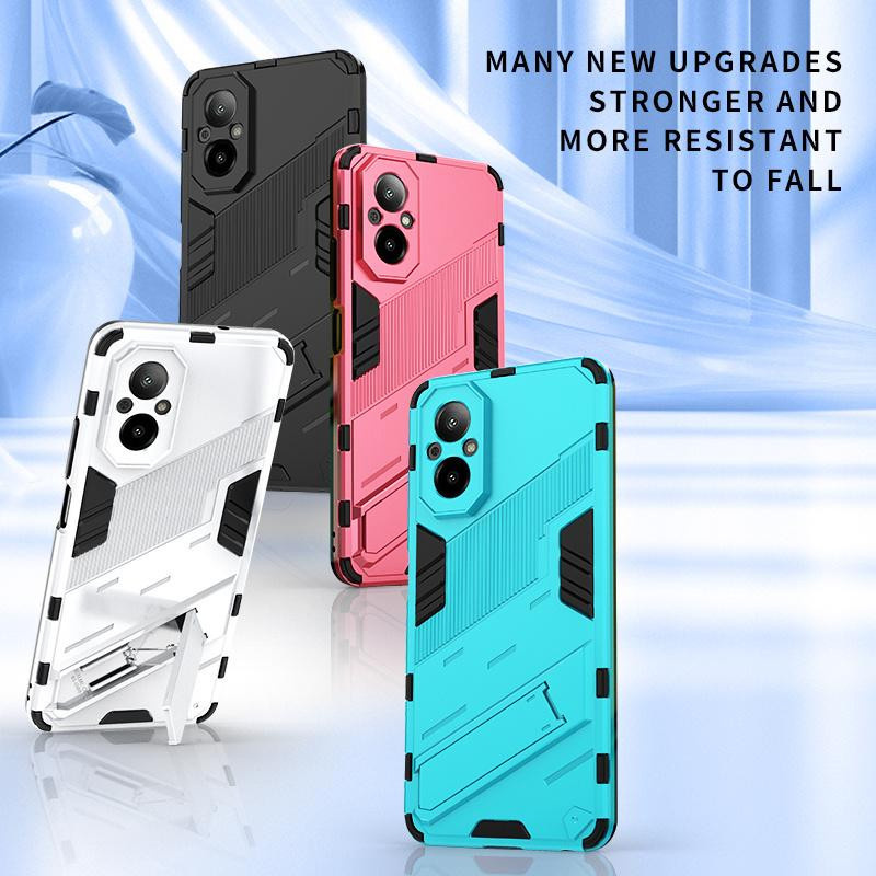 Magnetische Panzer-Schutzhülle für Realme C12 mit Stoßfestigkeit und integriertem Ständer - Bild 4