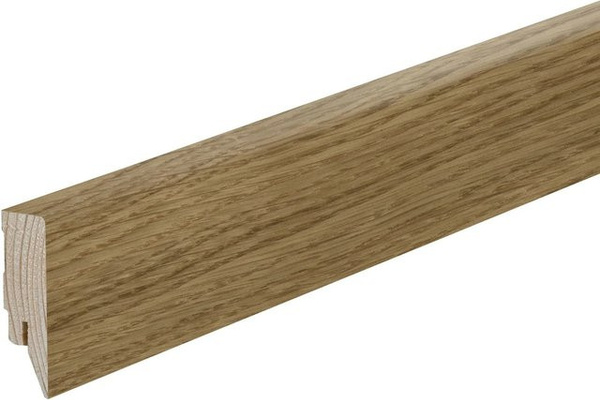 Kosche Sockelleiste Topline aus Nadelholz mit Clipfräsung, Eiche Matt, B/H/T: 240 x 5,8 x 1,6 cm