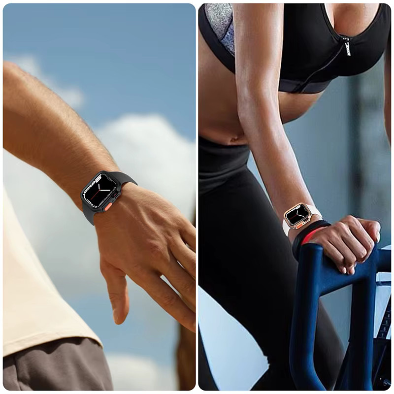 Mptionx Hülle für Apple Watch, Kunststoff, Gun color, Unisex - Bild 5