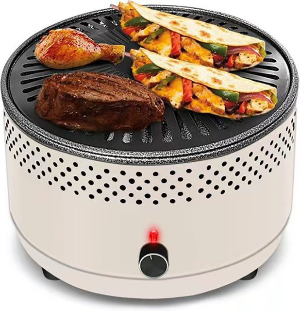 YunlinLi Rauchfreier Holzkohlegrill für den Außenbereich mit multifunktionaler Grillplatte für Camping und Churrasco - Bild 1