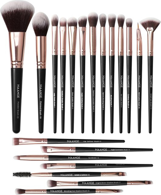 MAANGE Make-up-Pinsel-Set, 20-teilig, Unisex - Bild 1