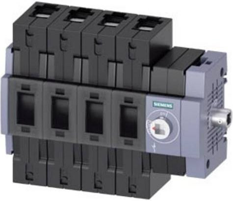 Siemens Lasttrennschalter 4polig 80A 3 Wechsler 690 V/AC grau 3KD28442NE400 - Bild 1