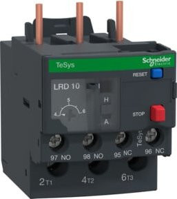 Schneider Electric Motorschutz-Relais LRD10 mit einem Einstellbereich von 4,00-6,00A - Bild 1