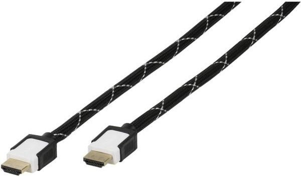 Vivanco High Speed HDMI Kabel mit Ethernet in Schwarz, Länge: 1,5 m - Bild 1
