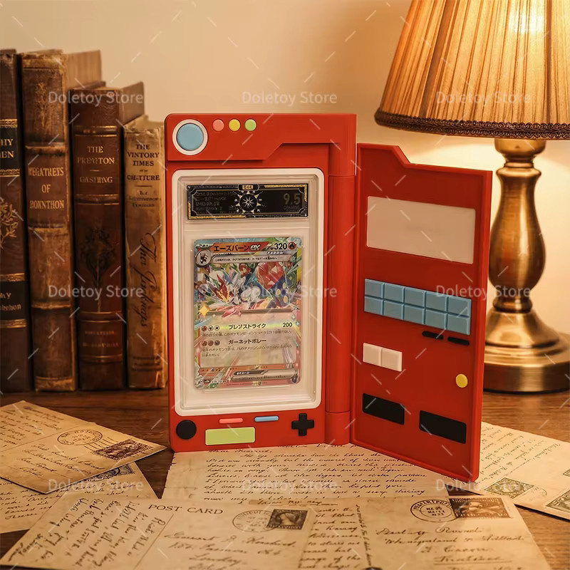 TAKARA TOMY Pokémon Pokedex-Kartenhalter, Sammelkarten-Etuis, Rot - Bild 3