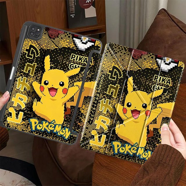 Pokemon Anime Pikachu Tablet-Hülle für iPad Pro, Air und Mini in verschiedenen Generationen und Größen - Bild 1