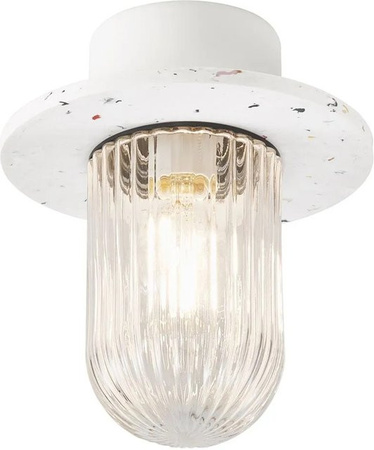 Nordlux Deckenleuchte Januka Floreal mit E27 Fassung, transparent, IP54 Schutzart
