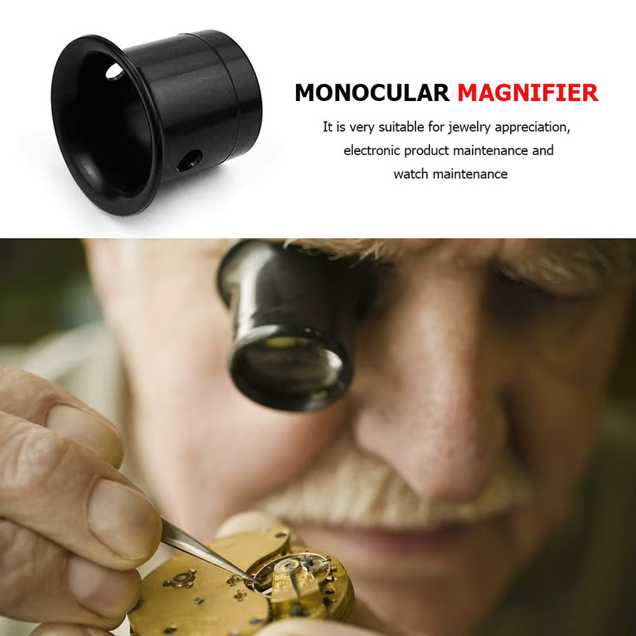 APWIKOGER Handlupe, 3x, Schwarz - Bild 3
