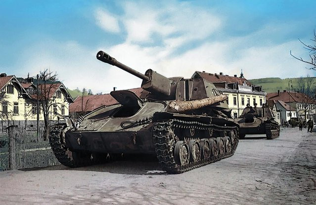 Zvezda SU-76M Sov.Self Propelled Gun WWII, Fahrzeug, 1:100, Grün - Bild 1