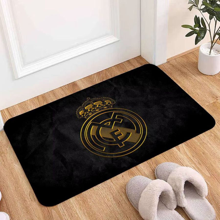 Kayou Fußball Fußmatte R-RMCF in Schwarz für Wohnzimmer und Eingangsbereich mit Anti-Rutsch-Funktion - Bild 3