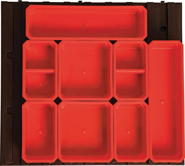 Qbrick System Behälterset FX ORG100 in Rot aus Kunststoff - Bild 1