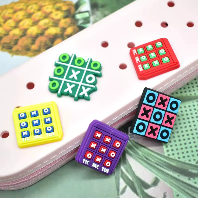 Happye&TiTi Tic Tac Toe Schuhschnallen-Anhänger, Kinder - Bild 2