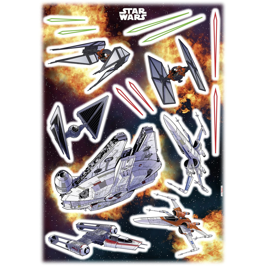 Komar Star Wars Spaceship Deko-Sticker bunt B: 50 cm, H: 70 cm - Bild 2