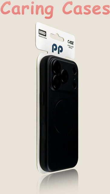 Caring Cases MagSafe Silikon Schutzhülle für iPhone mit Kameraobjektivschutz in Neon-Limettengrün - Bild 1