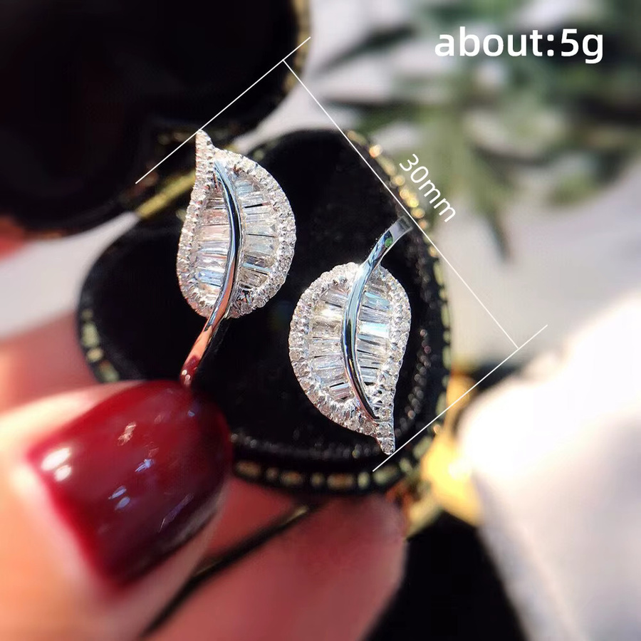 Huitan Ring, Silber, Kristall, Zirkonia, Damen - Bild 4