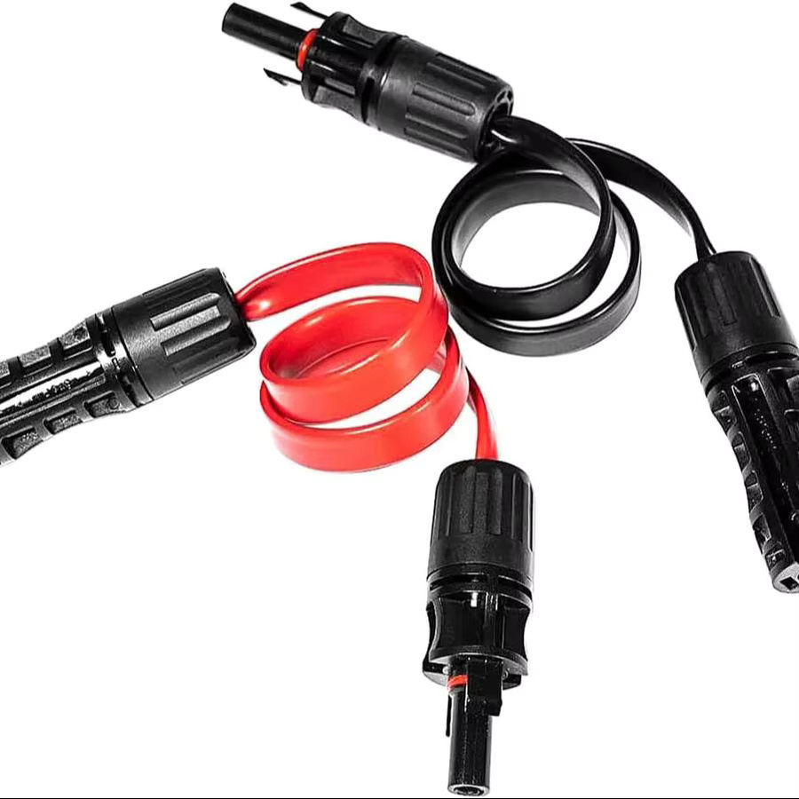 JMUYTOP MC-4 Flachkabel 6mm2 Extra Lang 30m, 1500V Wasserdichtes 10AWG Verlängerungskabel für Balkon-Fenster-Solarsystem - Bild 4