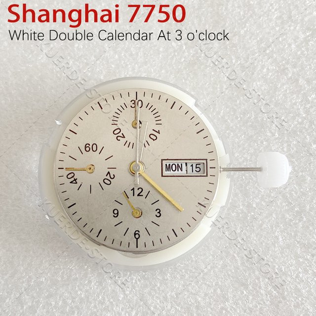 Shanghai 7750 Automatisches Chronographen-Uhrwerk, Ersatzmechanismus - Bild 1