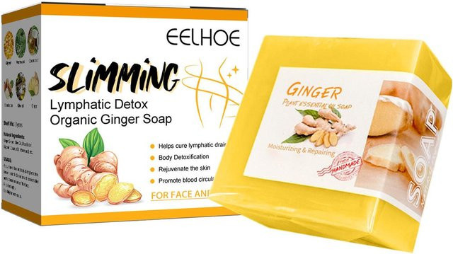 Perfect Skin Detox-Seife mit Bio-Ingwer und Kurkuma, 100 g, Unisex - Bild 1