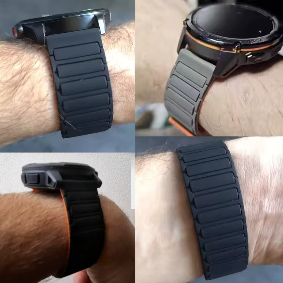 Xiaomi Uhrenarmband, Silikon, 22 mm, Schwarz, Unisex - Bild 4