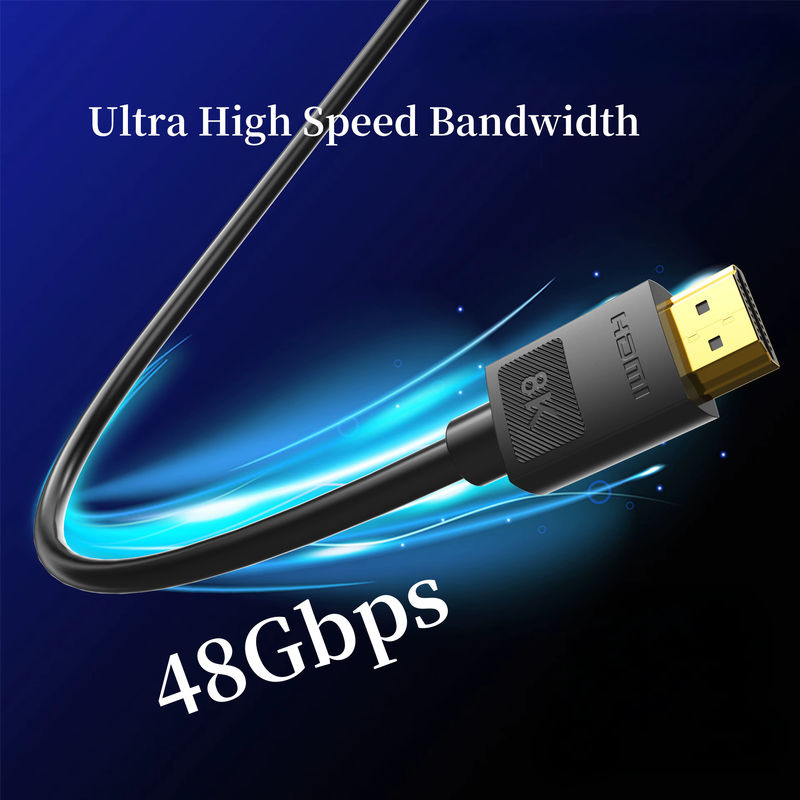 CYANMI HDMI 2.1 Kabel 8K Ultra High Speed 48Gbps in Schwarz - Bild 2