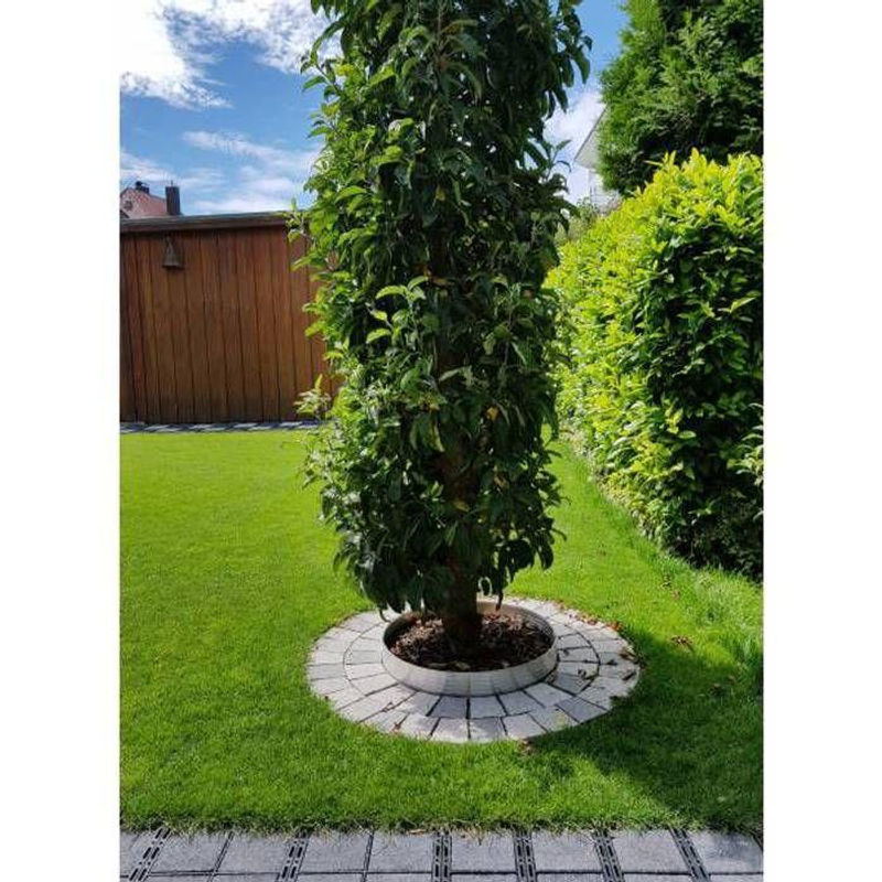 ICH-ZAPFE.DE Aluminium Gartenbordüre verzinkt Höhe: 10 cm, Länge: 25 m - Bild 4