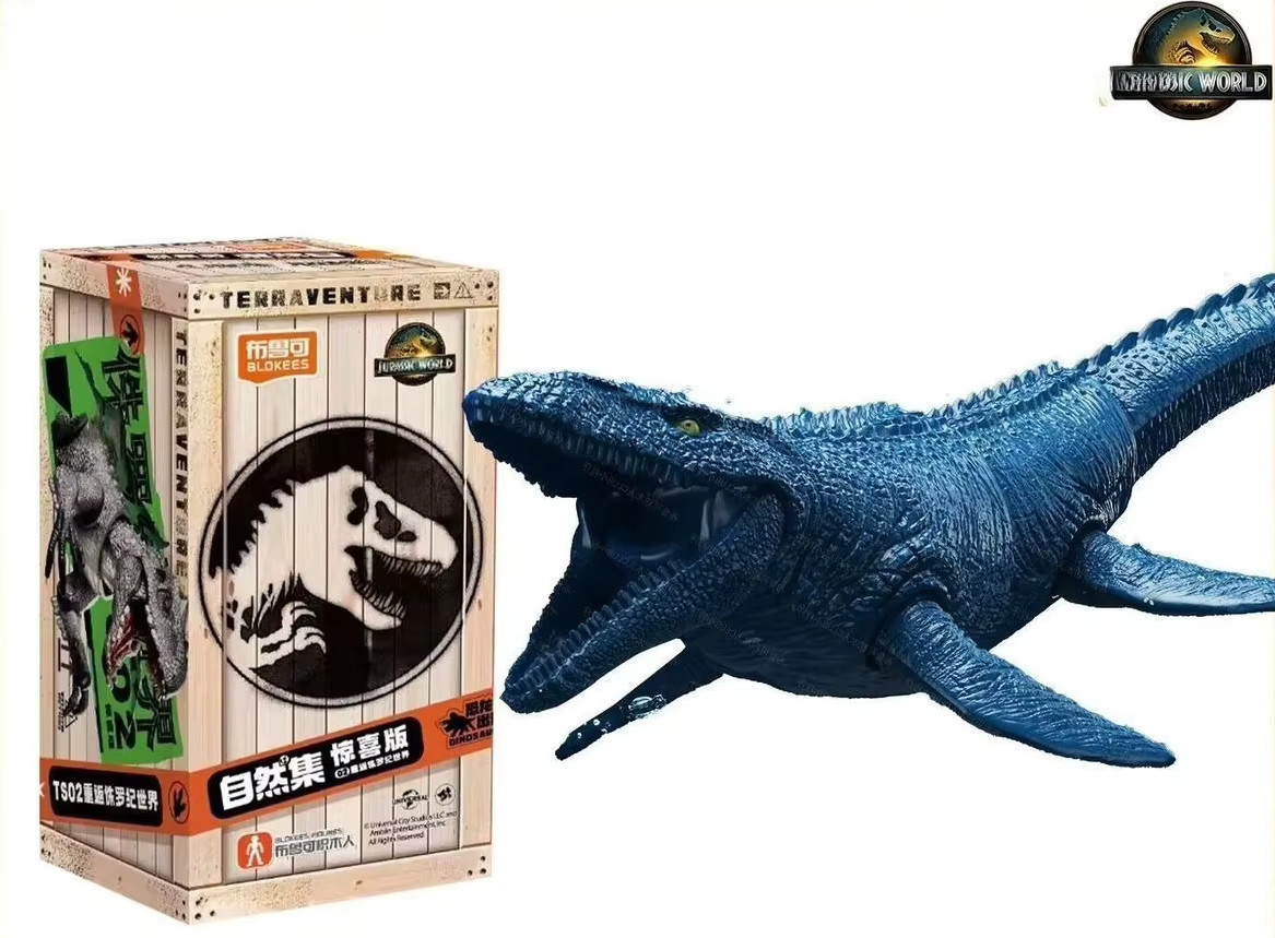 Blokees Jurassic World Naturkollektion Mosasaurus, Dinosaurier-Spielzeug - Bild 2