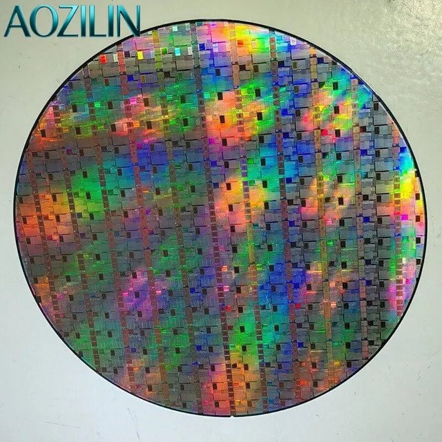 AOZILIN Silizium-Wafer Halbleiterchip als IC CPU Substrat für Display, Forschung und Lehre, Multicolor - Bild 1