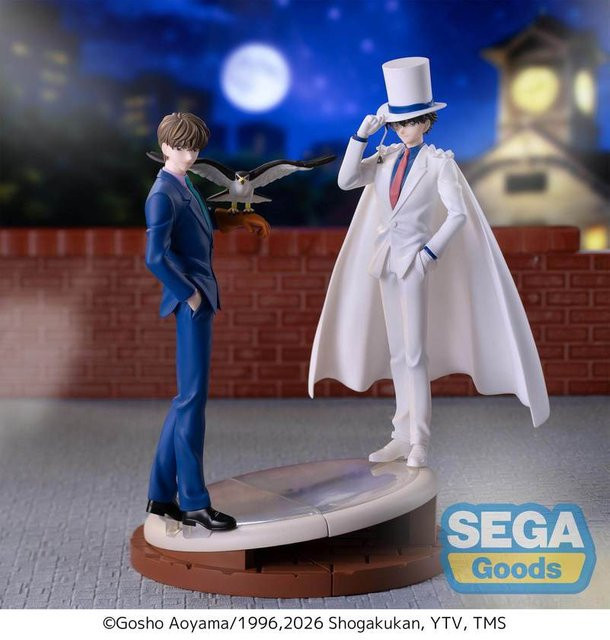 Sega Detektiv Conan Anime Figur Kaito Kuroba und Saguru Hakuba aus PVC, Multicolor, Höhe: 21 cm - Bild 1